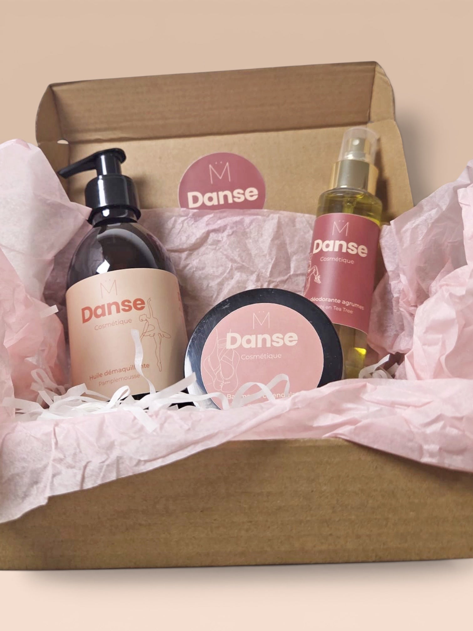 Coffret "Les essentiels du Sac de Danse" | Eau Déodorante, Baume & Huile Démaquillante